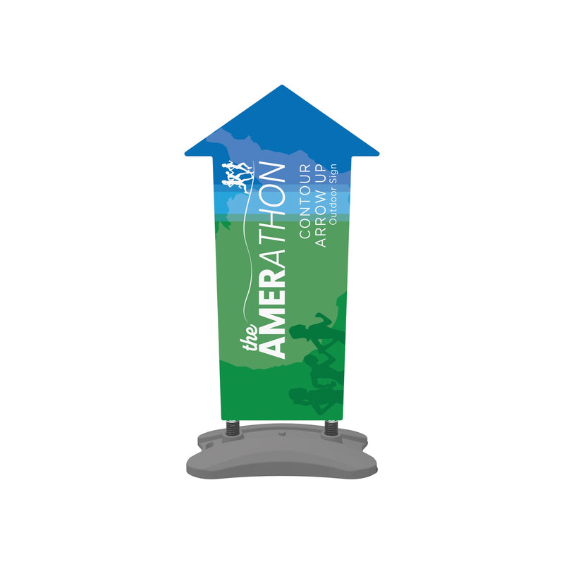 Contour Outdoor Sign Arrow Up - Water Base