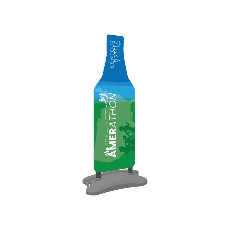 Contour Outdoor Sign Bottle - Water Base