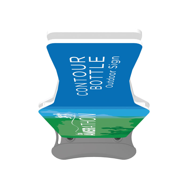 Contour Outdoor Sign Bottle - Water Base