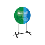 Contour Outdoor Sign Circle - Plate Base