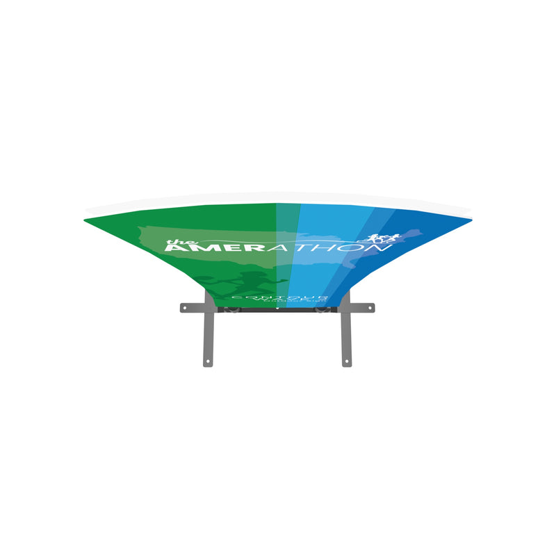 Contour Outdoor Sign Wave 2 - Plate Base