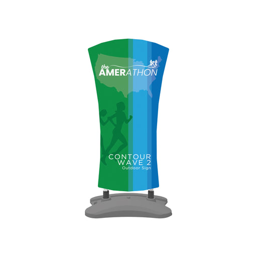 Contour Outdoor Sign Wave 2 - Water Base