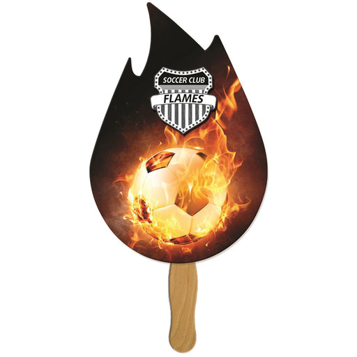 EZX-164 - Flame Hand Fan Full Color (1 Side)