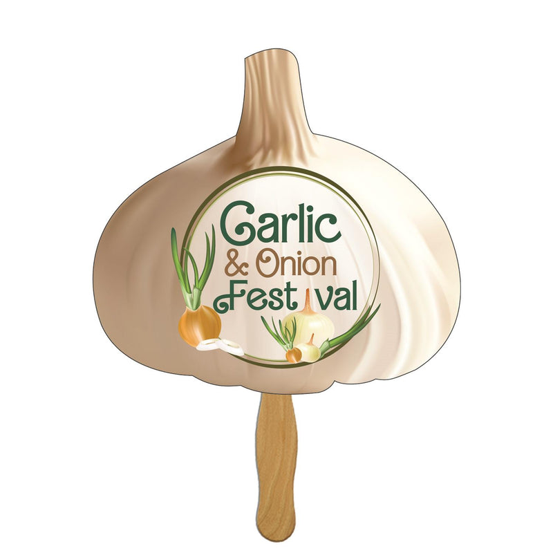 EZX-171 - Garlic / Onion Hand Fan Full Color (1 Side)