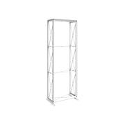 Embrace 2.5ft Full Height Push-Fit Tension Fabric Display