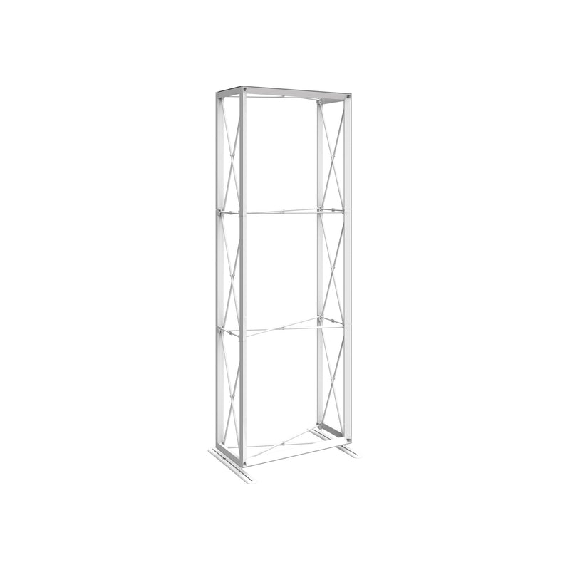 Embrace 2.5ft Full Height Push-Fit Tension Fabric Display