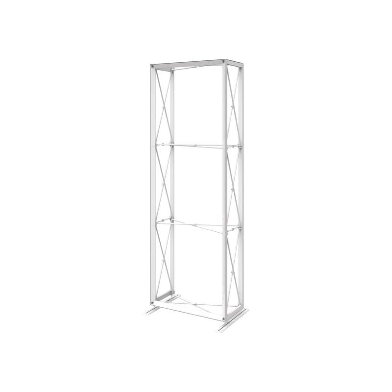 Embrace 2.5ft Full Height Push-Fit Tension Fabric Display