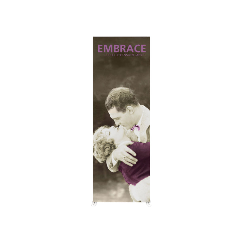 Embrace 2.5ft Full Height Push-Fit Tension Fabric Display