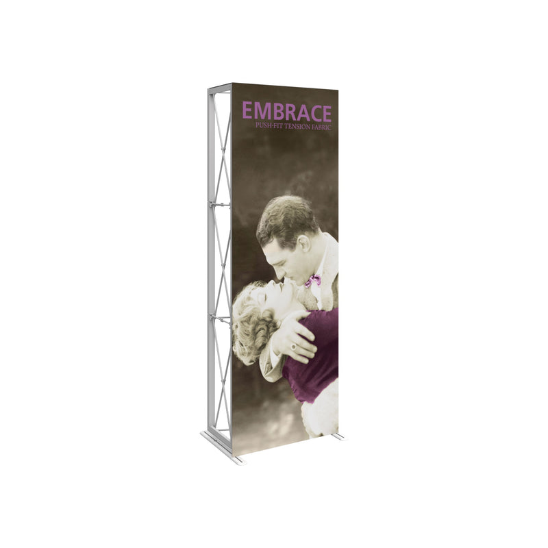 Embrace 2.5ft Full Height Push-Fit Tension Fabric Display