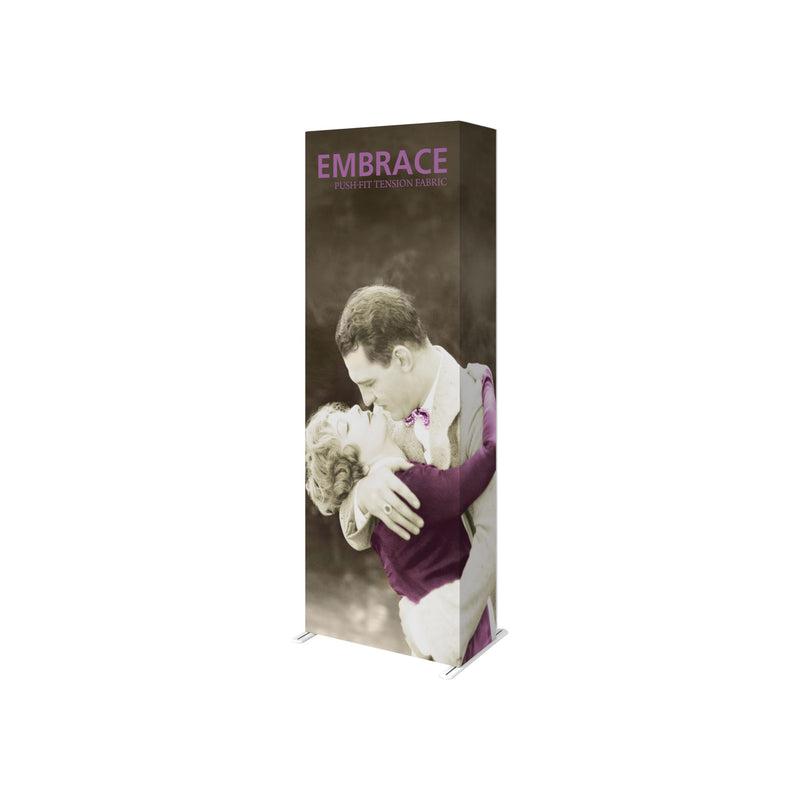 Embrace 2.5ft Full Height Push-Fit Tension Fabric Display