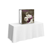 Embrace 2.5ft Square Tabletop Push-Fit Tension Fabric Display
