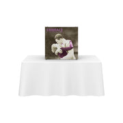Embrace 2.5ft Square Tabletop Push-Fit Tension Fabric Display