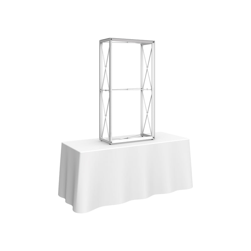 Embrace 2.5ft Tabletop Push-Fit Tension Fabric Display