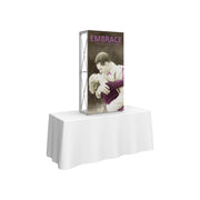 Embrace 2.5ft Tabletop Push-Fit Tension Fabric Display