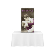 Embrace 2.5ft Tabletop Push-Fit Tension Fabric Display