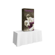 Embrace 2.5ft Tabletop Push-Fit Tension Fabric Display