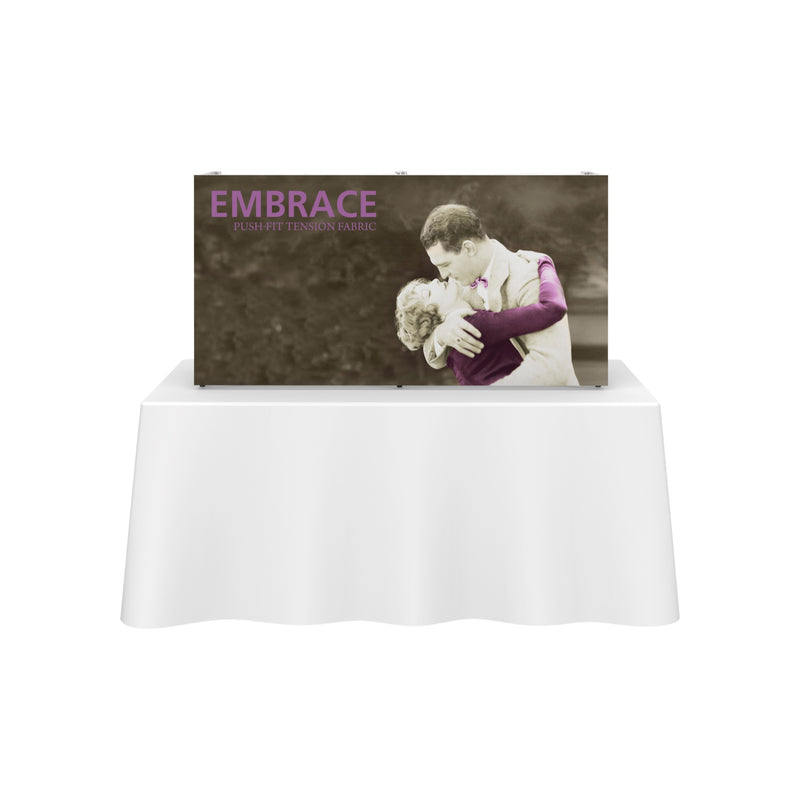 Embrace 5ft Square Tabletop Push-Fit Tension Fabric Display