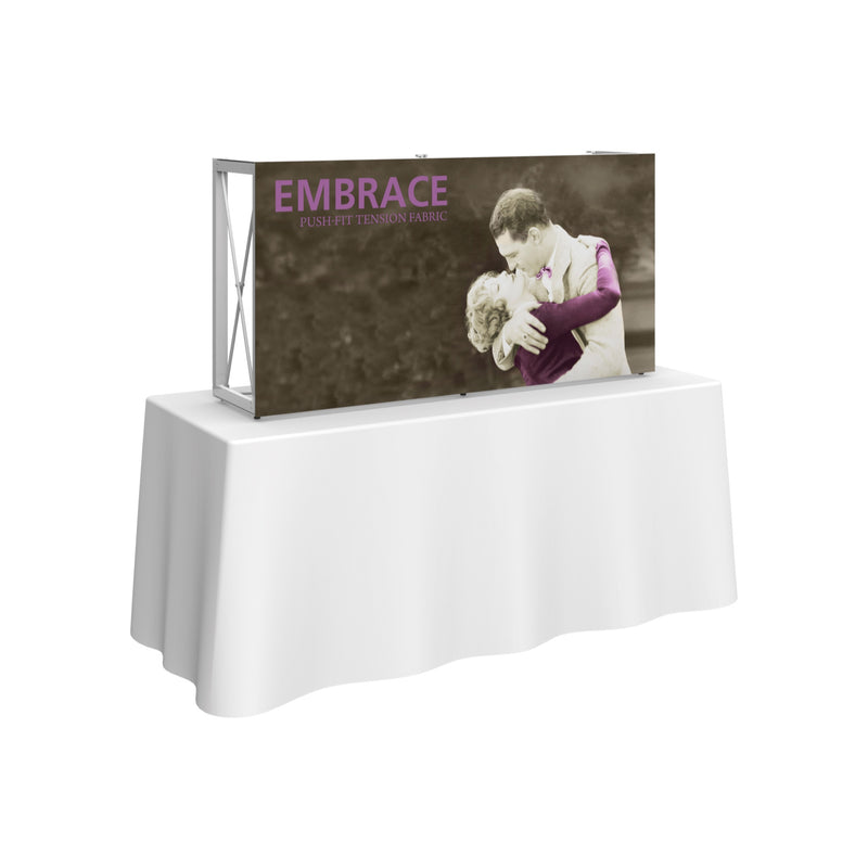 Embrace 5ft Square Tabletop Push-Fit Tension Fabric Display