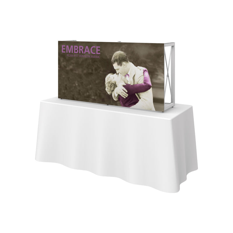 Embrace 5ft Square Tabletop Push-Fit Tension Fabric Display