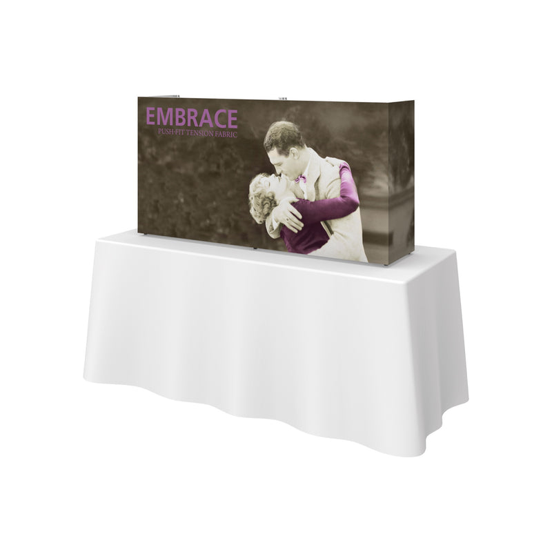 Embrace 5ft Square Tabletop Push-Fit Tension Fabric Display