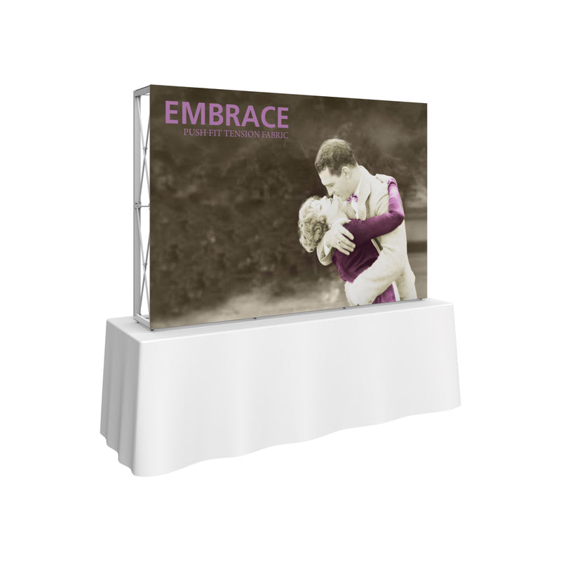 Embrace 7.5ft Tabletop Push-Fit Tension Fabric Display