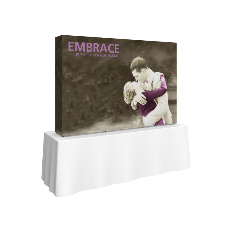 Embrace 7.5ft Tabletop Push-Fit Tension Fabric Display