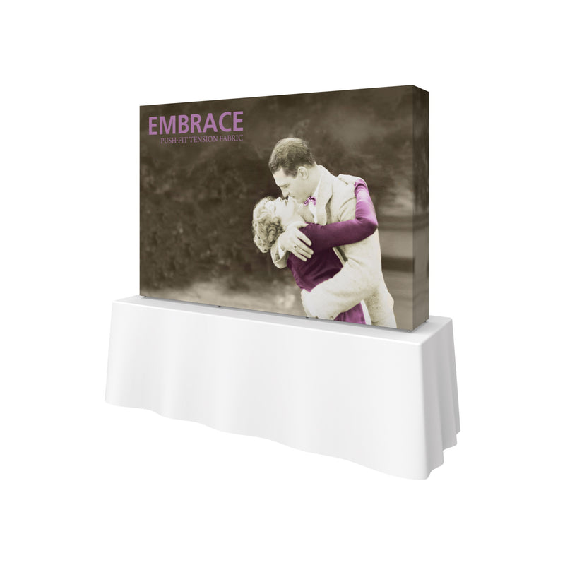 Embrace 7.5ft Tabletop Push-Fit Tension Fabric Display