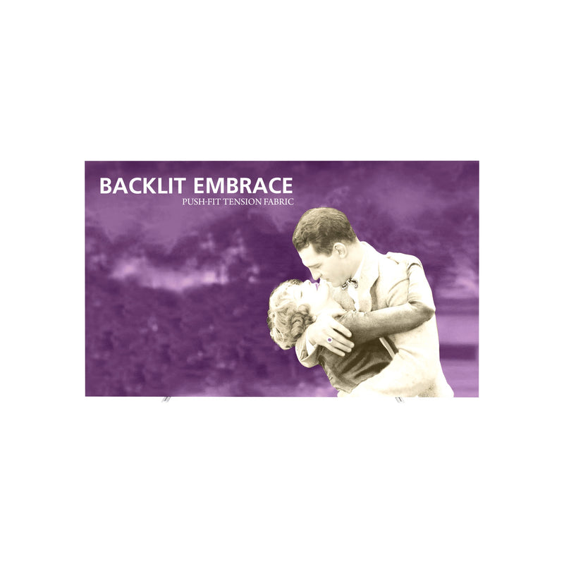 Embrace 12.5ft Backlit Full Height Push-Fit Tension Fabric Display