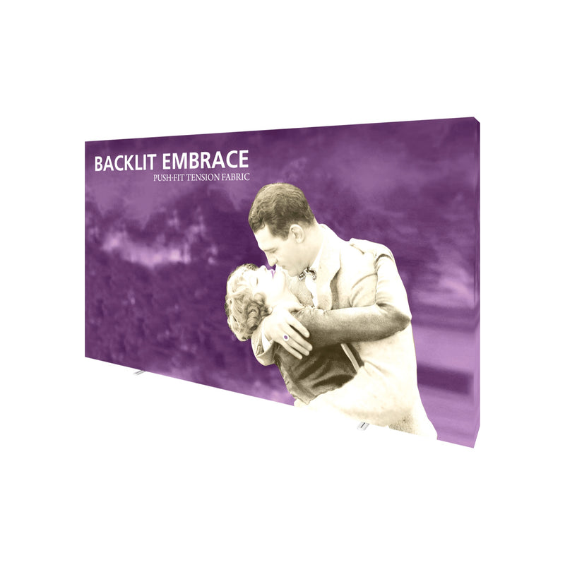 Embrace 12.5ft Backlit Full Height Push-Fit Tension Fabric Display