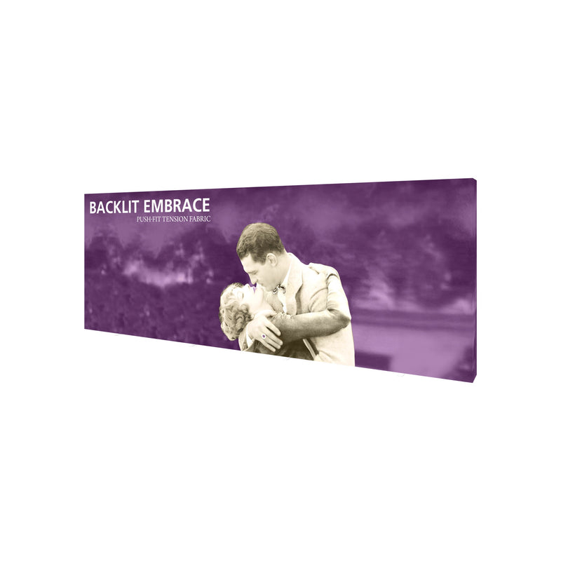 Embrace 20ft Backlit Full Height Push-Fit Tension Fabric Display