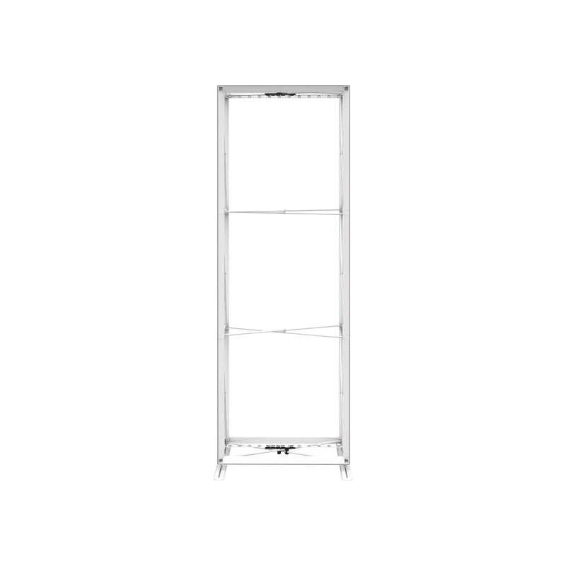 Embrace 2.5ft Backlit Full Height Push-Fit Tension Fabric Display