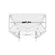 Embrace 2.5ft Backlit Full Height Push-Fit Tension Fabric Display