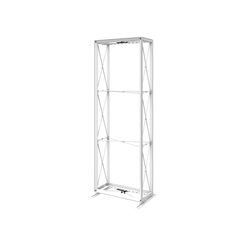 Embrace 2.5ft Backlit Full Height Push-Fit Tension Fabric Display