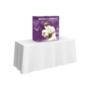 Embrace 2.5ft Backlit Tabletop Push-Fit Tension Fabric Display
