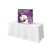 Embrace 2.5ft Backlit Tabletop Push-Fit Tension Fabric Display