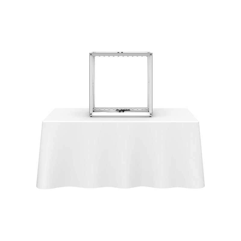 Embrace 2.5ft Backlit Tabletop Push-Fit Tension Fabric Display