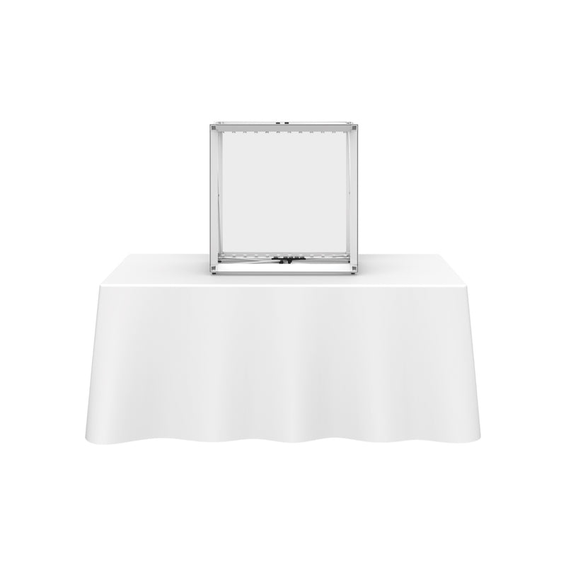 Embrace 2.5ft Backlit Tabletop Push-Fit Tension Fabric Display
