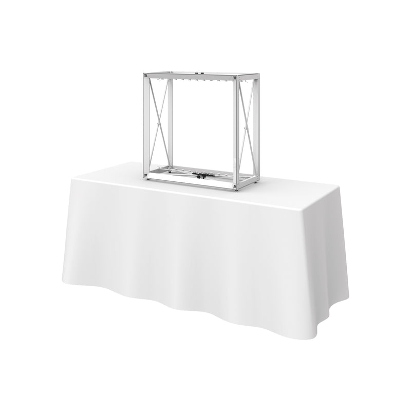 Embrace 2.5ft Backlit Tabletop Push-Fit Tension Fabric Display