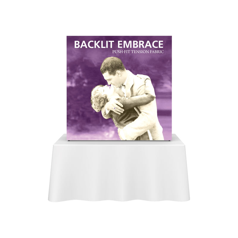 Embrace 5ft Backlit Tabletop Push-Fit Tension Fabric Display