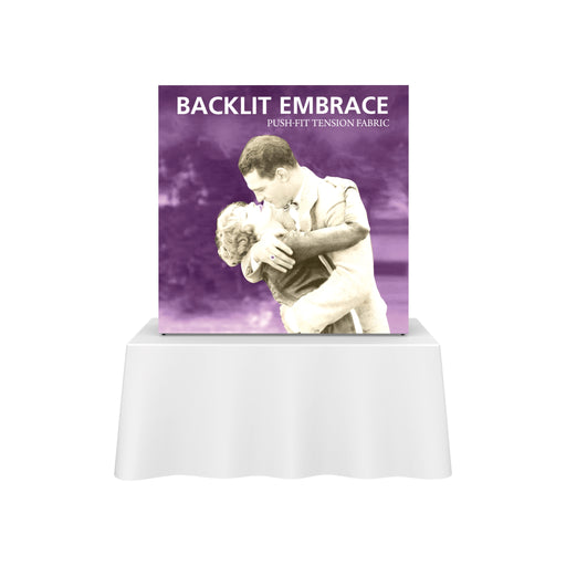 Embrace 5ft Backlit Tabletop Push-Fit Tension Fabric Display