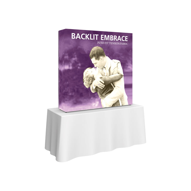 Embrace 5ft Backlit Tabletop Push-Fit Tension Fabric Display