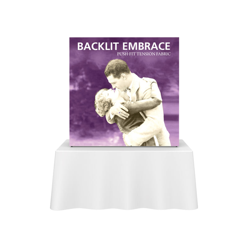 Embrace 5ft Backlit Tabletop Push-Fit Tension Fabric Display