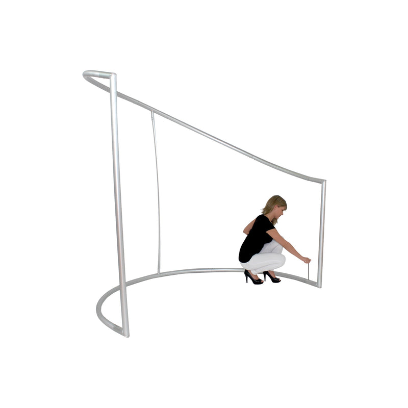 Formulate C-Shaped Wall Tension Fabric Structure