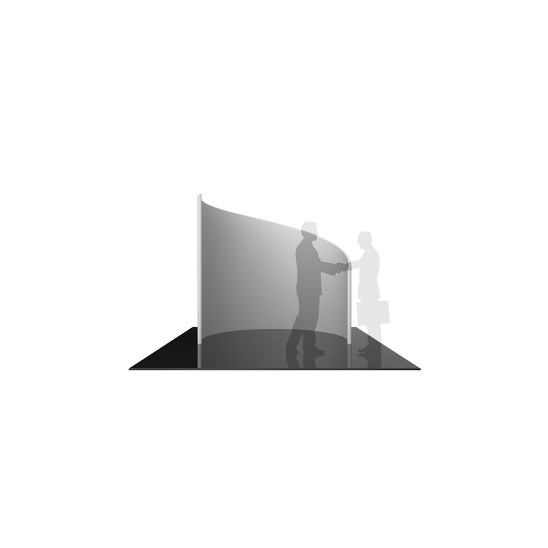 Formulate C-Shaped Wall Tension Fabric Structure