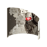 Formulate C-Shaped Wall Tension Fabric Structure