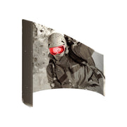 Formulate C-Shaped Wall Tension Fabric Structure