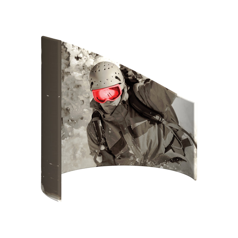 Formulate C-Shaped Wall Tension Fabric Structure