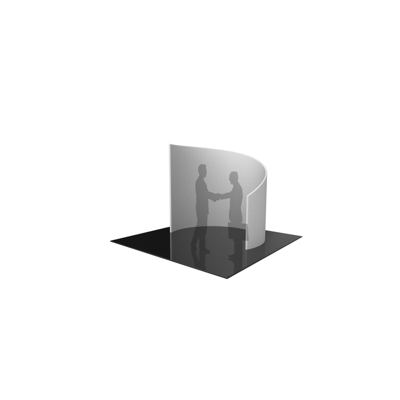 Formulate C-Shaped Wall Tension Fabric Structure
