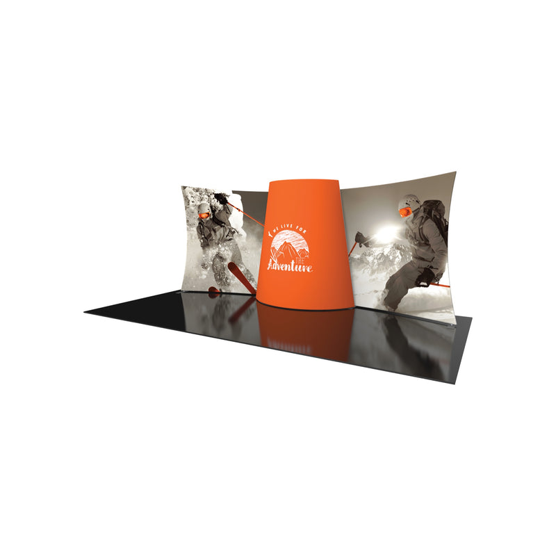 Formulate Designer Series 20ft Fabric Backwall Kit 03