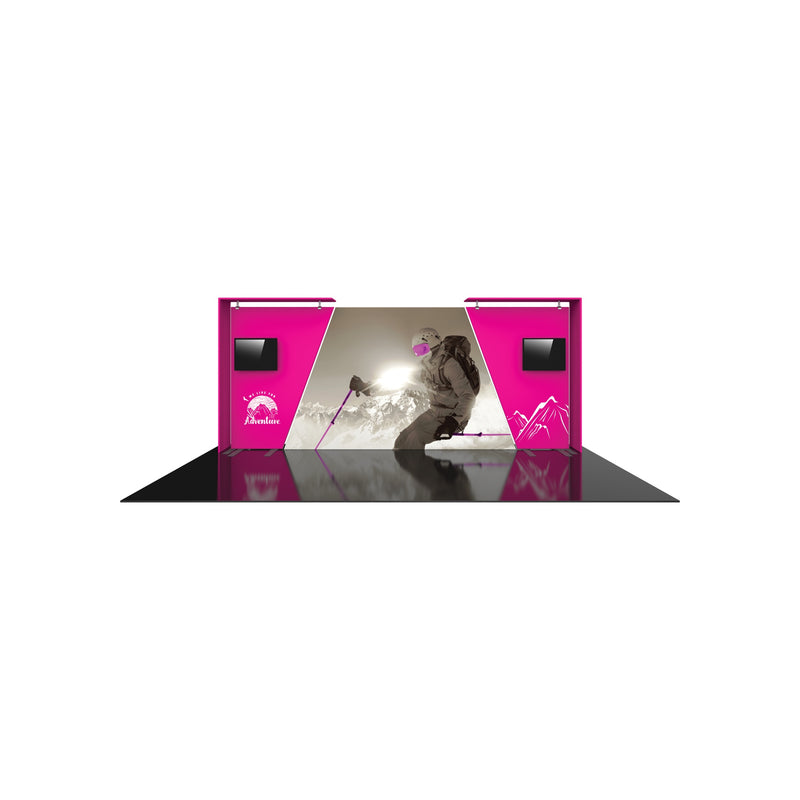 Formulate Designer Series 20ft Fabric Backwall Kit 07